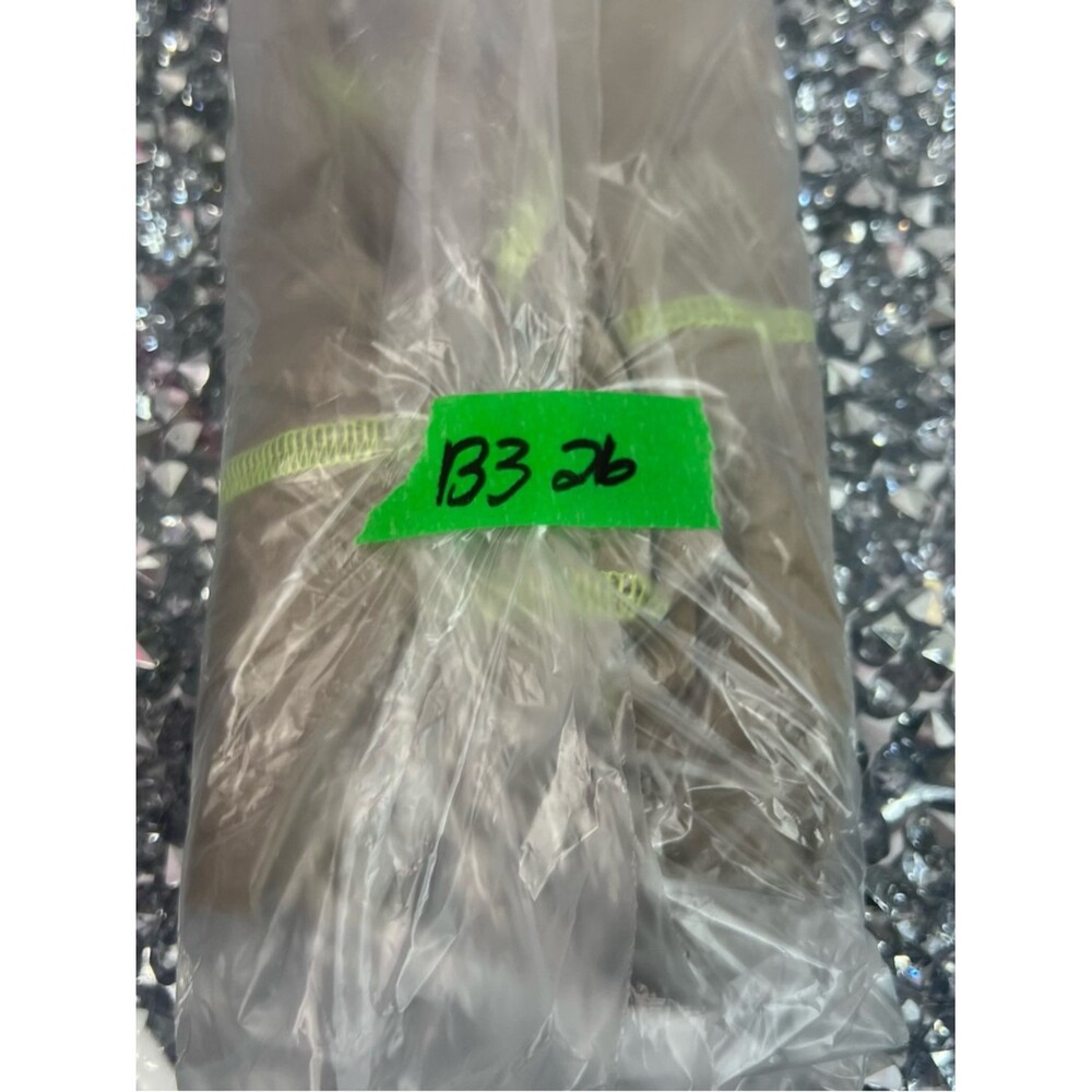 Urban Outfitters crop top Khaki Crop Tee with Neon Yellow Contrast Stitching - Picture 8 of 8